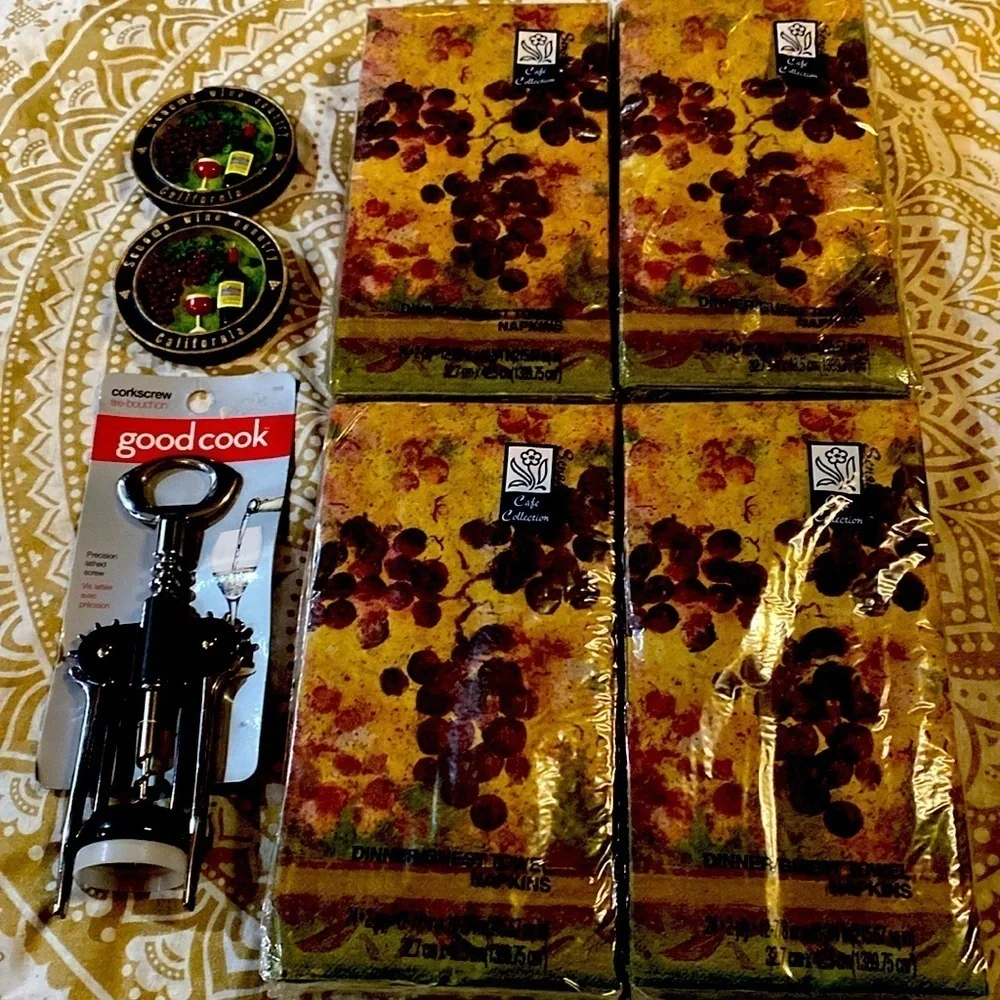 2/$20.  Corkscrew Napa Bundle Bar Accessories Brunch